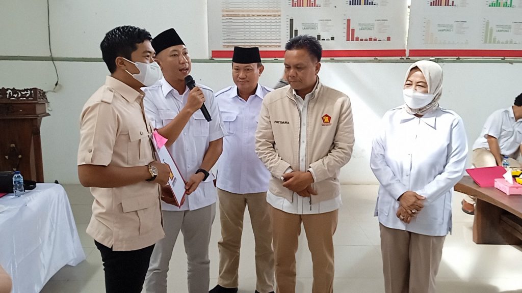 Sah, Ardian Saputra dan William Mamora Calon Wakil Bupati Lampung Utara dari Partai Gerindra