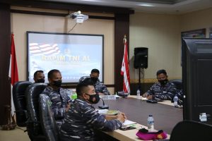 Danbrigif 4 Marinir/BS Ikuti Rapim TNI AL Tahun 2022 Bersama Kasal