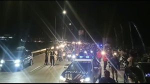 Beri Rasa Aman, Satgas Kawal Mudik Polda Lampung, Kawal Pemudik Sepeda Motor Sampai Tujuan