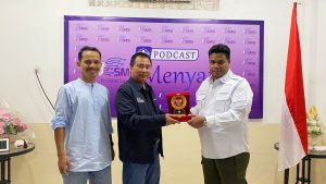 Kepala Badan Intelijen Negara-  Daerah Lampung Silaturahmi ke Kantor SMSI