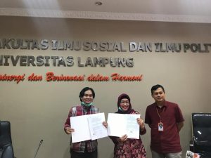Tandatangani Kerjasama, FISIP Universitas Lampung – AJI Bandarlampung, Perkuat Literasi dan Riset Media