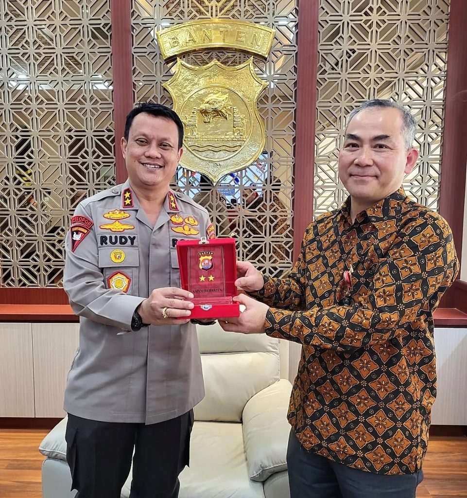 Sinergi Pengamanan Obvitnas, GM PHE OSES Silaturahmi ke Polda Banten