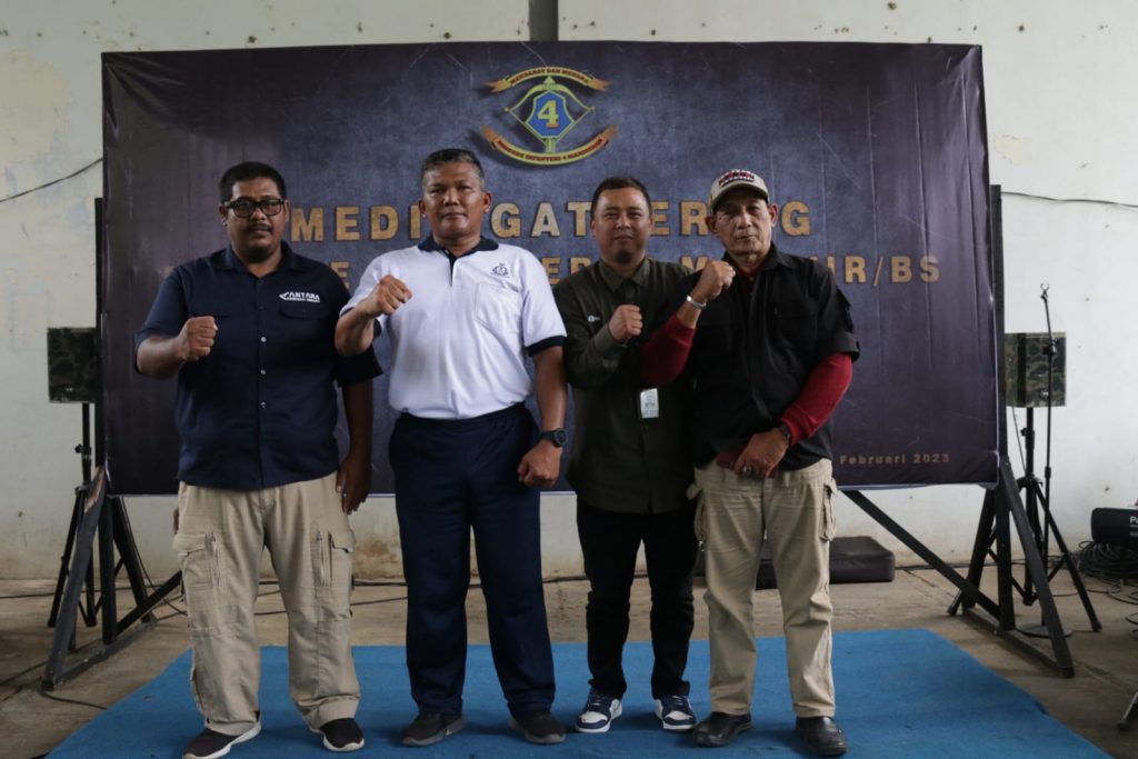 PFI Lampung Hadiri Coffee Morning Bersama Brigif 4 Marinir/BS