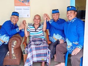 PPAL Berikan bantuan kursi roda kepada Purnawirawan TNI AL