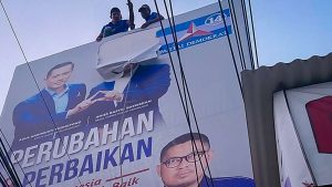 Partai Demokrat Bandarlampung Copot Gambar Anies Baswedan