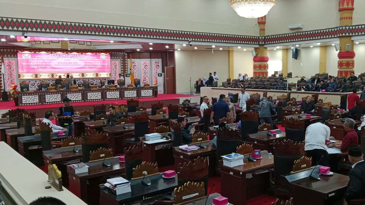 Fraksi Gerindra Tolak Pengesahan Raperda APBD Perubahan Bandarlampung 2023