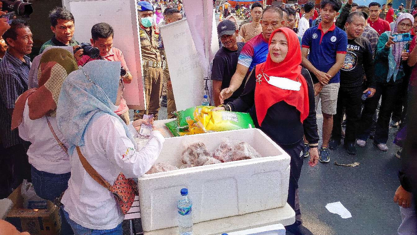 Gerakan Pangan Murah Diserbu Warga