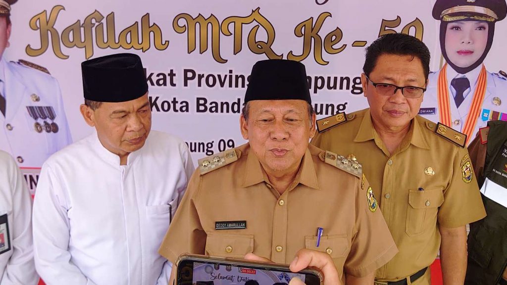 Deddy Amarullah Sambut Kafilah MTQ Ke-50