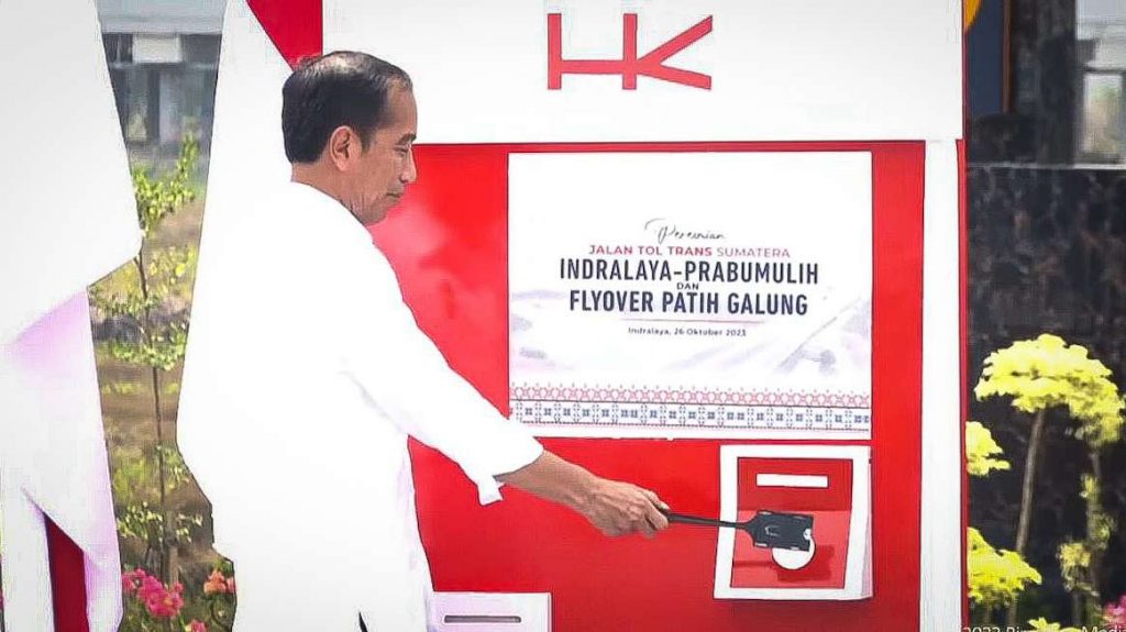 Jokowi Resmikan Ruas Tol Indralaya-Prabumulih
