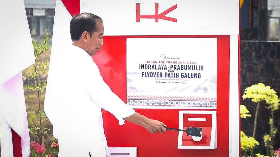 Jokowi Resmikan Ruas Tol Indralaya-Prabumulih