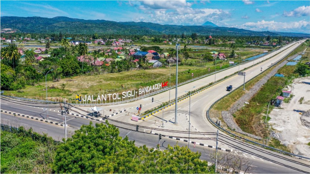 Pembangunan Jalan Tol Trans Sumatra Melesat Signifikan