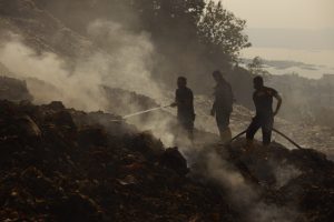 Kebakaran TPA Bakung Bandar Lampung