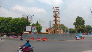 Pemkot Metro Targetkan Renovasi Tugu Pena akan Rampung pada Akhir November