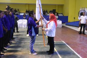 Walikota Eva Dwiana Lantik Pengurus PBVSI Bandar Lampung