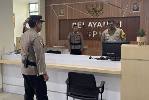 Waka Polresta Bandar Lampung Sidak Ruang Pelayanan Terpadu Gedung SPKT