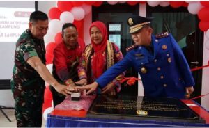 Walikota Bandar Lampung Resmikan Gedung Pemadam Kebakaran