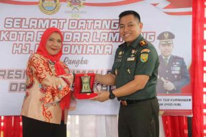 Walikota Eva Dwiana Resmikan Rumah Dinas Jabatan Komandan Kodim 0410/Kota Bandar Lampung