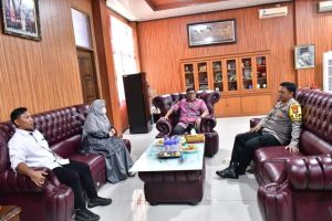 Pimpinan DPRD Bandarlampung Menerima Kunjungan Kapolresta Bandarlampung