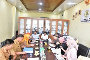 Evaluasi Penggunaan Anggaran, Komisi IV Rapat Dengar Pendapat Bersama OPD