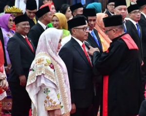 Ketua Pengadilan Negeri Tanjungkarang Lantik 50 Anggota DPRD Bandarlampung Periode 2024 – 2029