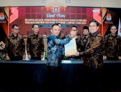 Bawaslu Lampung Awasi Melekat Rapat Pleno Rekapitulasi Suara Pilgub 2024