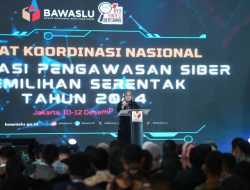 Bawaslu Provinsi Lampung Raih Penghargaan Sebagai Bawaslu Provinsi Teraktif Pengawasan Konten Internet Pada Pemilihan Serentak Tahun 2024