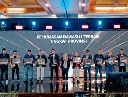 Bawaslu Provinsi Lampung Raih Apresiasi Kehumasan Terbaik pada Pemilihan Serentak 2024