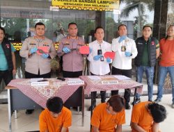 Komplotan Pelaku Percobaan Pencurian Disertai Penganiayaan Driver Taksi Online di Bandar Lampung Ditangkap