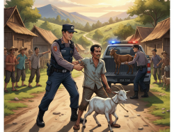 Demi HP, Kambing Adik Jadi Korban Aksi Sang Kakak