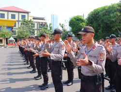 123 Siswa Diktuk Bintara Polri SPN Polda Lampung Jalani Latja di Polresta Bandar Lampung, Wakapolres: Siapkan Diri Jadi Polisi Profesional!