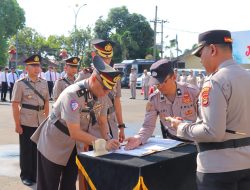 Tiga Kursi Strategis di Polresta Bandar Lampung Berpindah Tangan, Kapolresta: “Mutasi Bawa Semangat Baru!”