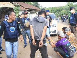 BNNP Lampung kerahkan ratusan personil gabungan serbu kampung rawan Narkoba , ini hasil Operasinya