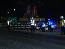 Blue Light Patrol Digencarkan, Satlantas Lampung Tengah Klaim Tekan Balap Liar dan Laka Malam Hari