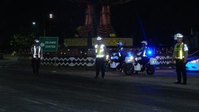 Blue Light Patrol Digencarkan, Satlantas Lampung Tengah Klaim Tekan Balap Liar dan Laka Malam Hari