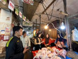 Satgas Saber Pangan Turun ke Pasar, Harga Sembako di Bandar Jaya Mayoritas Masih Aman
