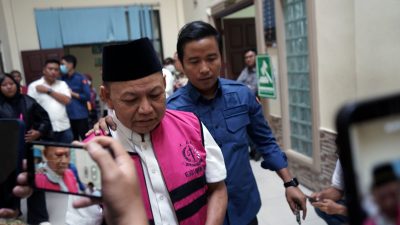 Pengadilan tipikor Tanjungkarang vonis empat terdakwa korupsi proyek gerbang rumah jabatan Bupati  Lampung Timur