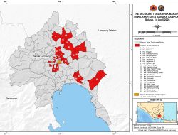 Curah Hujan Tinggi Sebabkan Banjir di Bandar Lampung, 34 Wilayah Terdampak