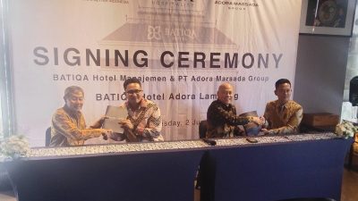 BHM Gandeng Adora Marsada Group Kelola Batiqa Hotel Adora Lampung, Target Beroperasi 2027