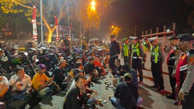 Polisi, TNI, dan Satpol PP Kolaborasi Jaga Kamtibmas di Kalianda