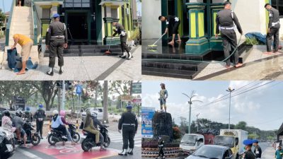 Abu Vulkanik Belum Hilang, 200 Masker Dibagikan Gratis ke Warga Lampung Selatan