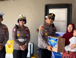 Anjang Sana HUT Lalu Lintas Bhayangkara ke-71, Satlantas Morowali Sambangi Purnawirawan dan Warakawuri