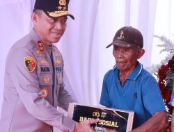 Kapolda Sulteng Sambangi Morowali, Bansos Jadi Pesan Kedekatan Polri dengan Warga