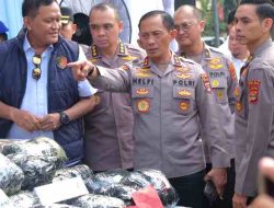 Sikat Habis! Polda Lampung Ungkap 379 Kasus, 85,9 Kg Sabu Disita