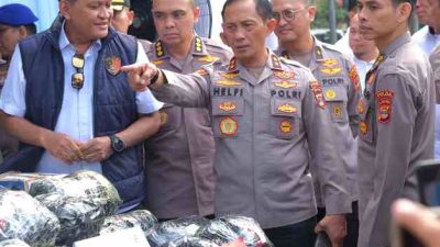 Sikat Habis! Polda Lampung Ungkap 379 Kasus, 85,9 Kg Sabu Disita