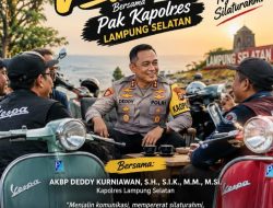 Nyore Vespa’an Bareng Pak Kapolres, Cara Polisi Dekati Komunitas dan Serap Aspirasi Warga