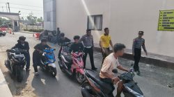 Pembalap Liar Gigit Jari, Delapan Motor Diamankan di Depan GOR Way Handak