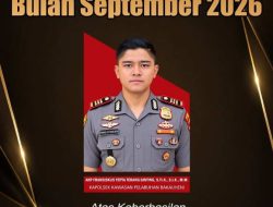Jadi Benteng Narkoba di Gerbang Sumatera, AKP Yepta Ginting Diguyur Penghargaan
